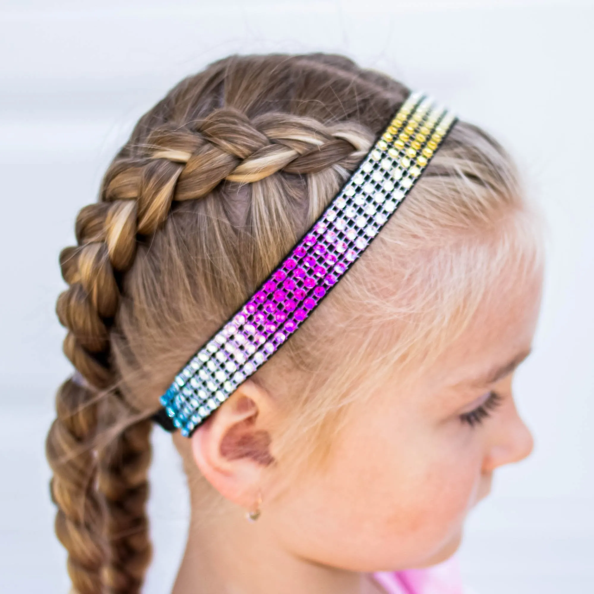 Adjustable No Slip Rhinestone Headband