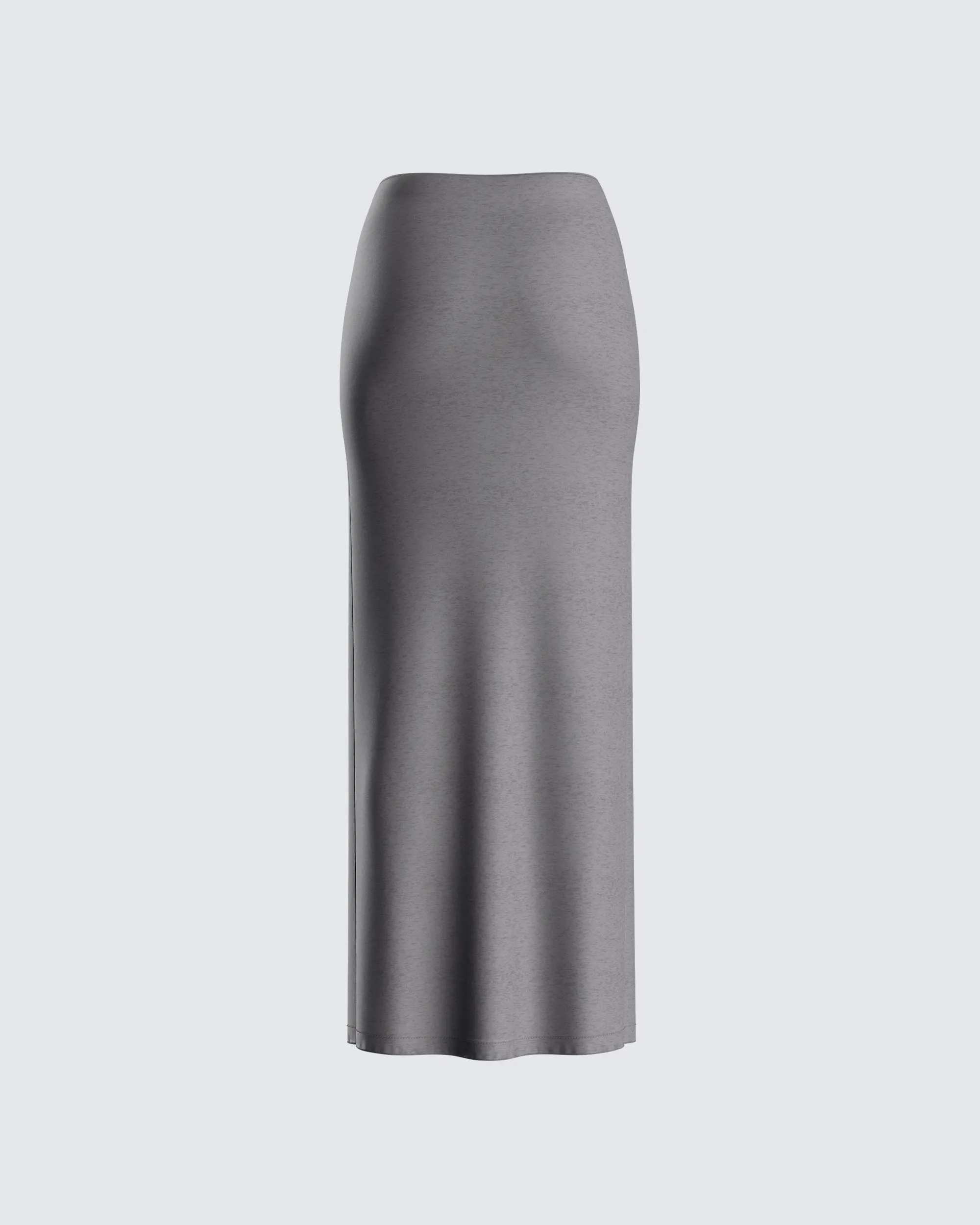 Angela Grey Jersey Maxi Skirt