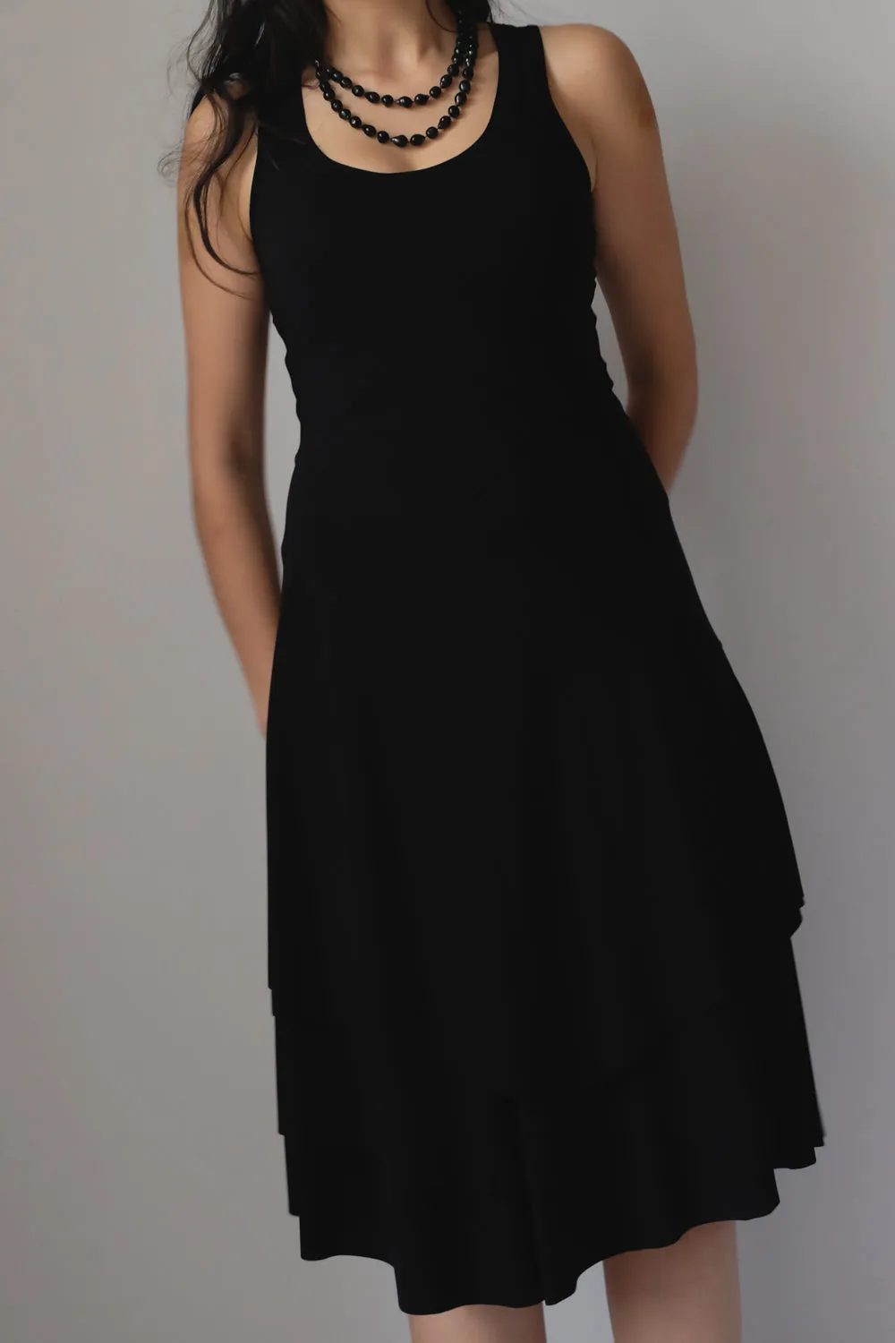 BLACK LAYER SUMMER DRESS