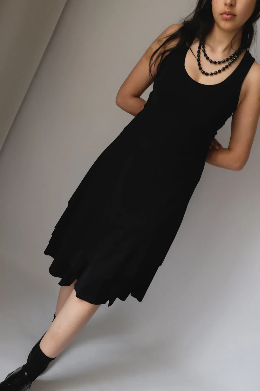 BLACK LAYER SUMMER DRESS