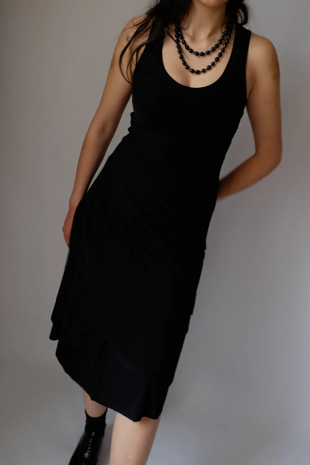 BLACK LAYER SUMMER DRESS