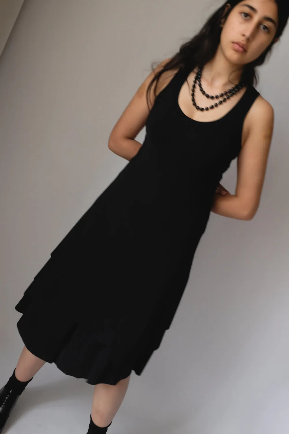 BLACK LAYER SUMMER DRESS