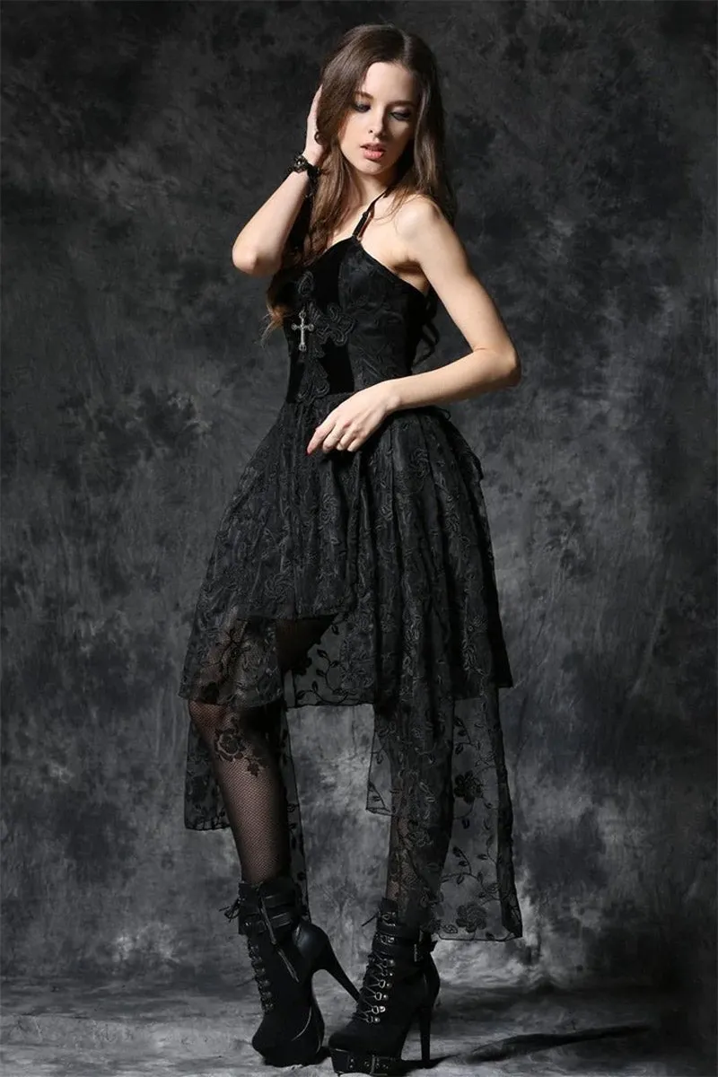 Black Ritual Velvet Dress