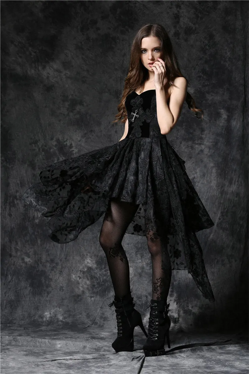 Black Ritual Velvet Dress