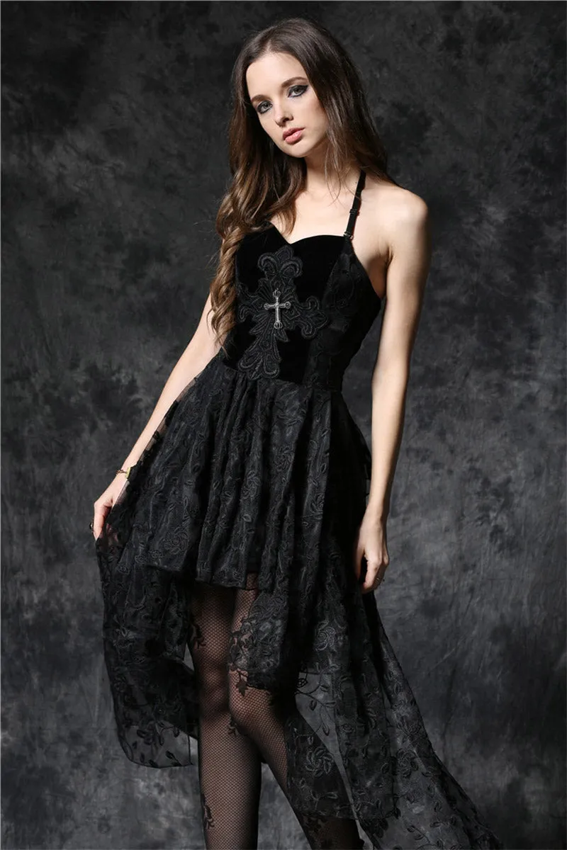 Black Ritual Velvet Dress