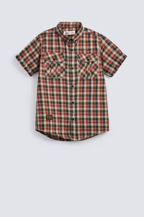 BOYS CHECKERED SHIRT