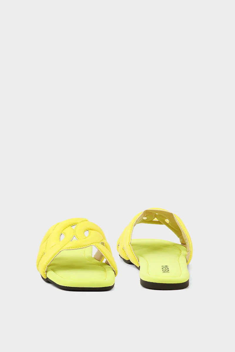 Casual Slip On I38574-Yellow