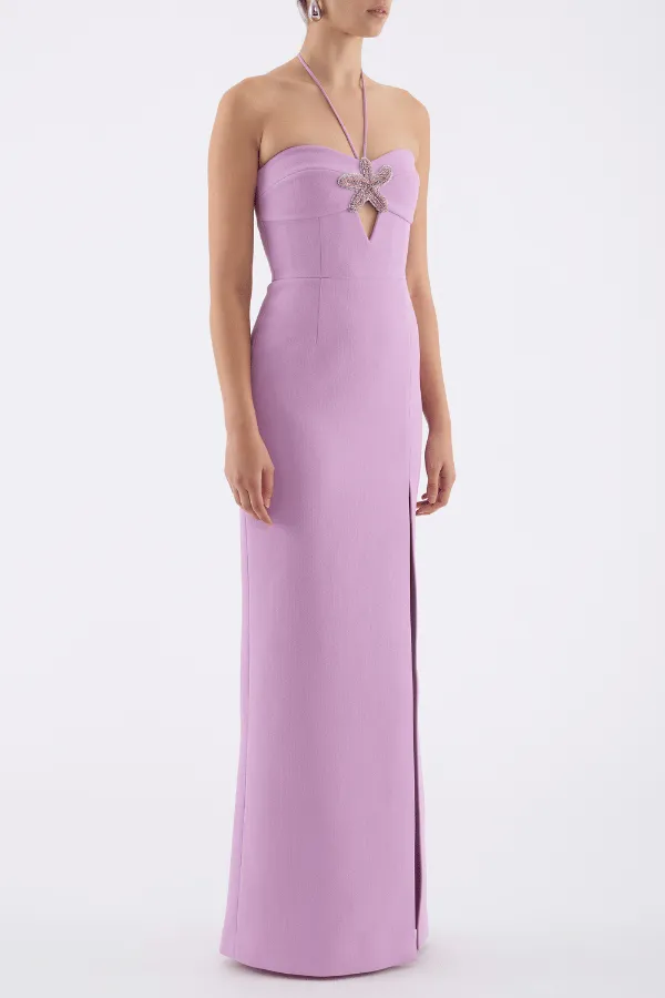 Chantara Halter Gown Lilac