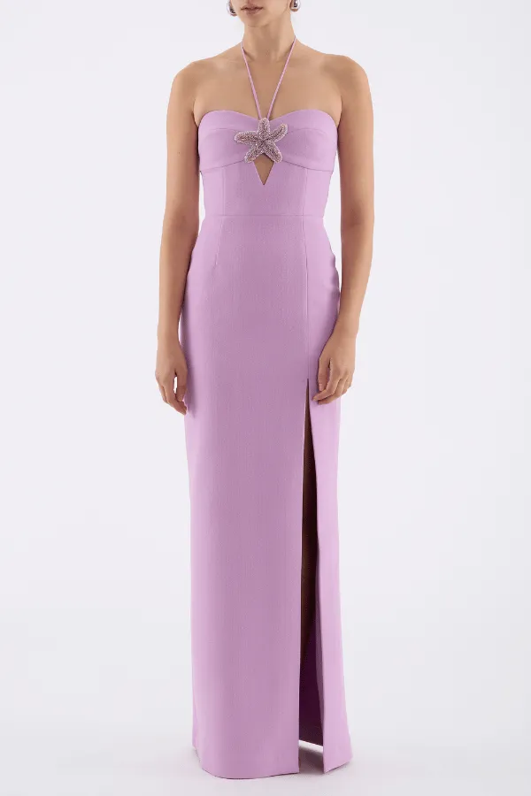 Chantara Halter Gown Lilac