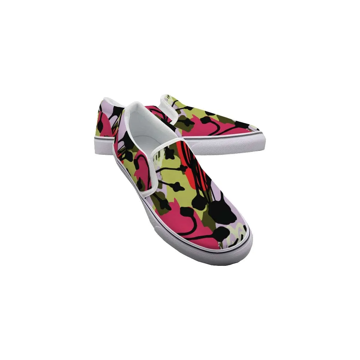 Colorwave Cruisers - Women's Slip On Sneakers