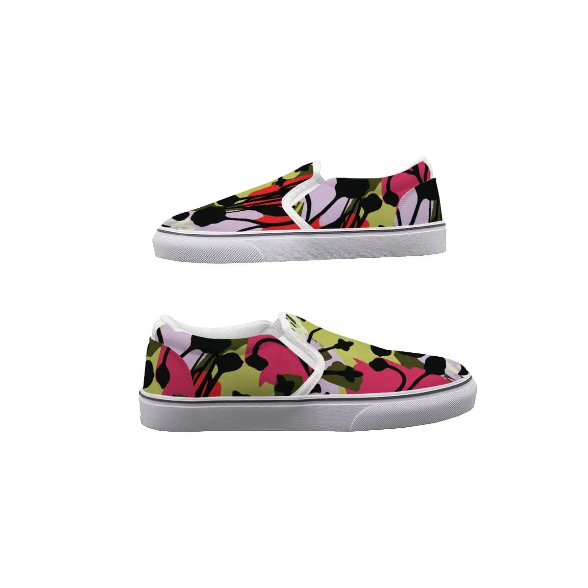 Colorwave Cruisers - Women's Slip On Sneakers