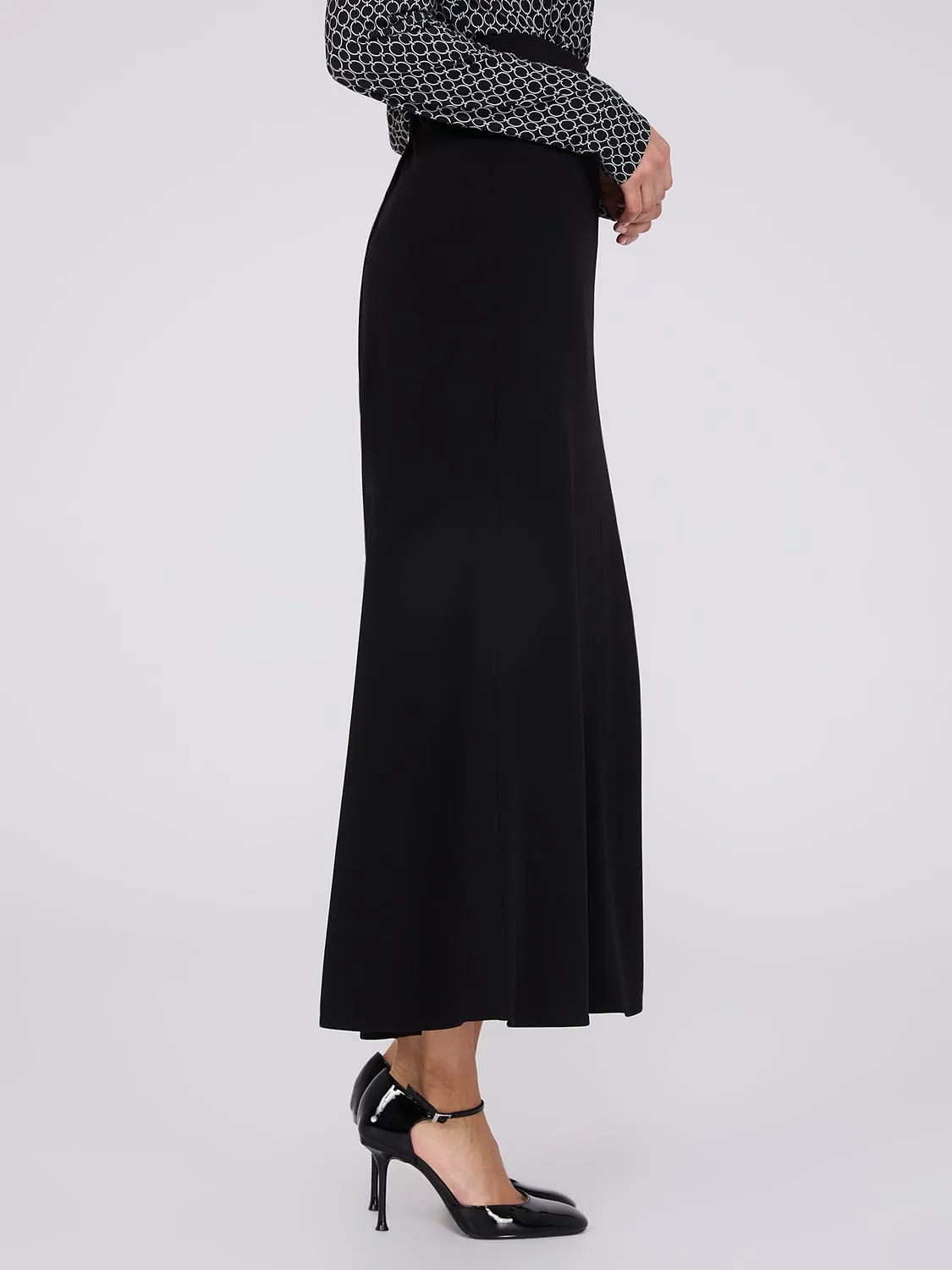 Crepe Maxi Skirt