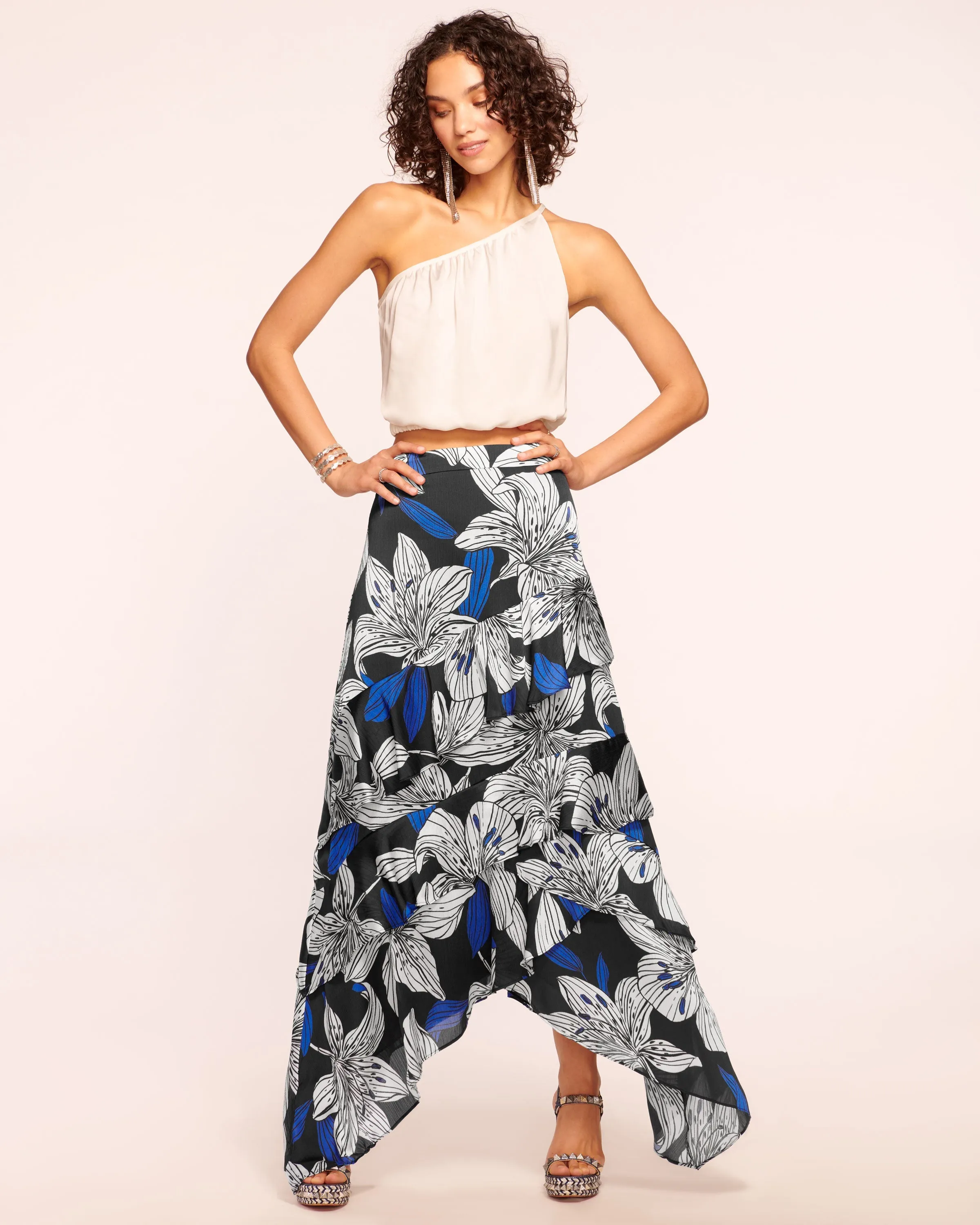 Elina Tiered Maxi Skirt