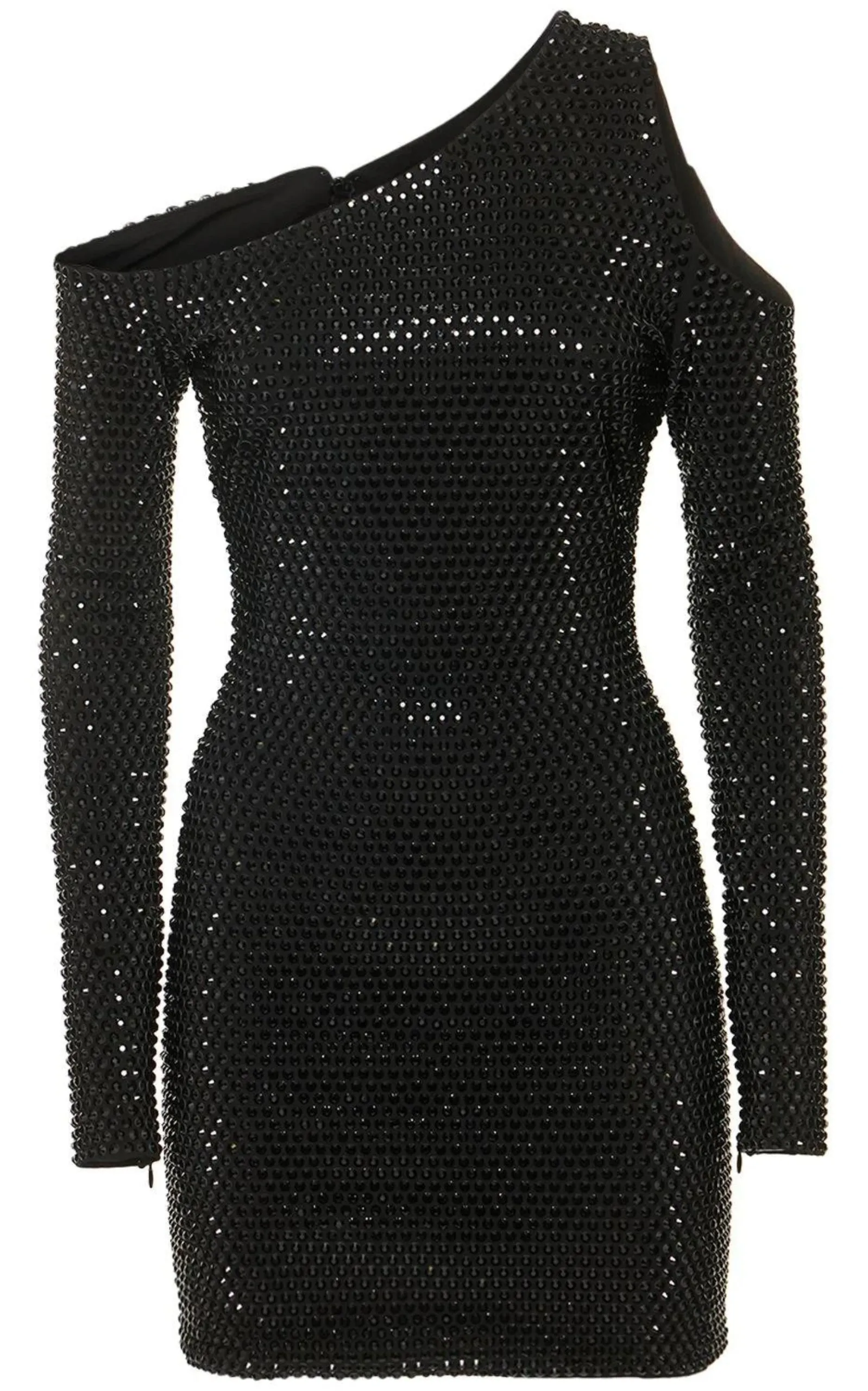 Embellished Cutout Mini Dress