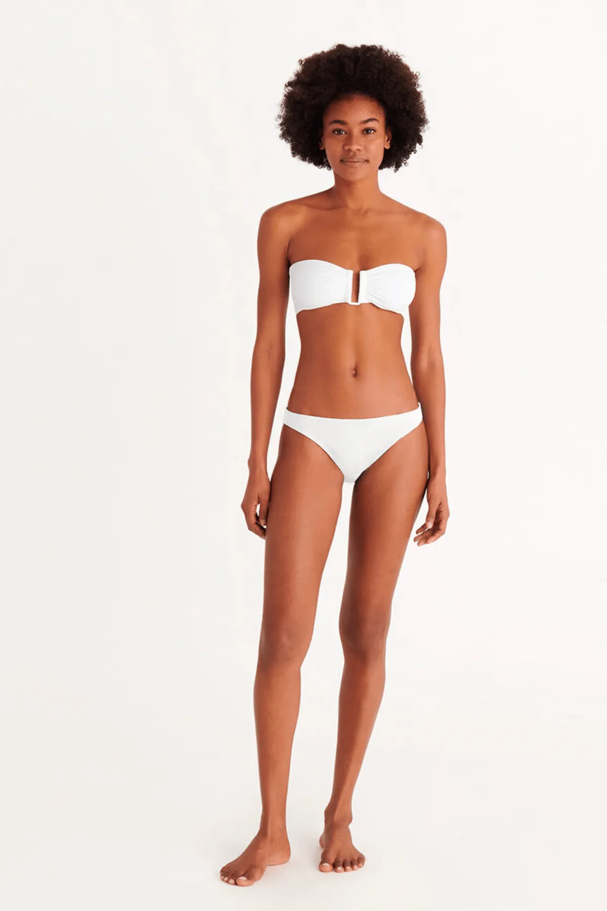 Eres Show Strapless Bikini Top - White