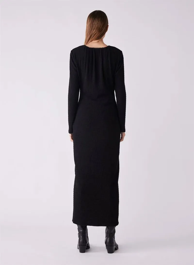 Esmaee Dusk Midi Dress - Black