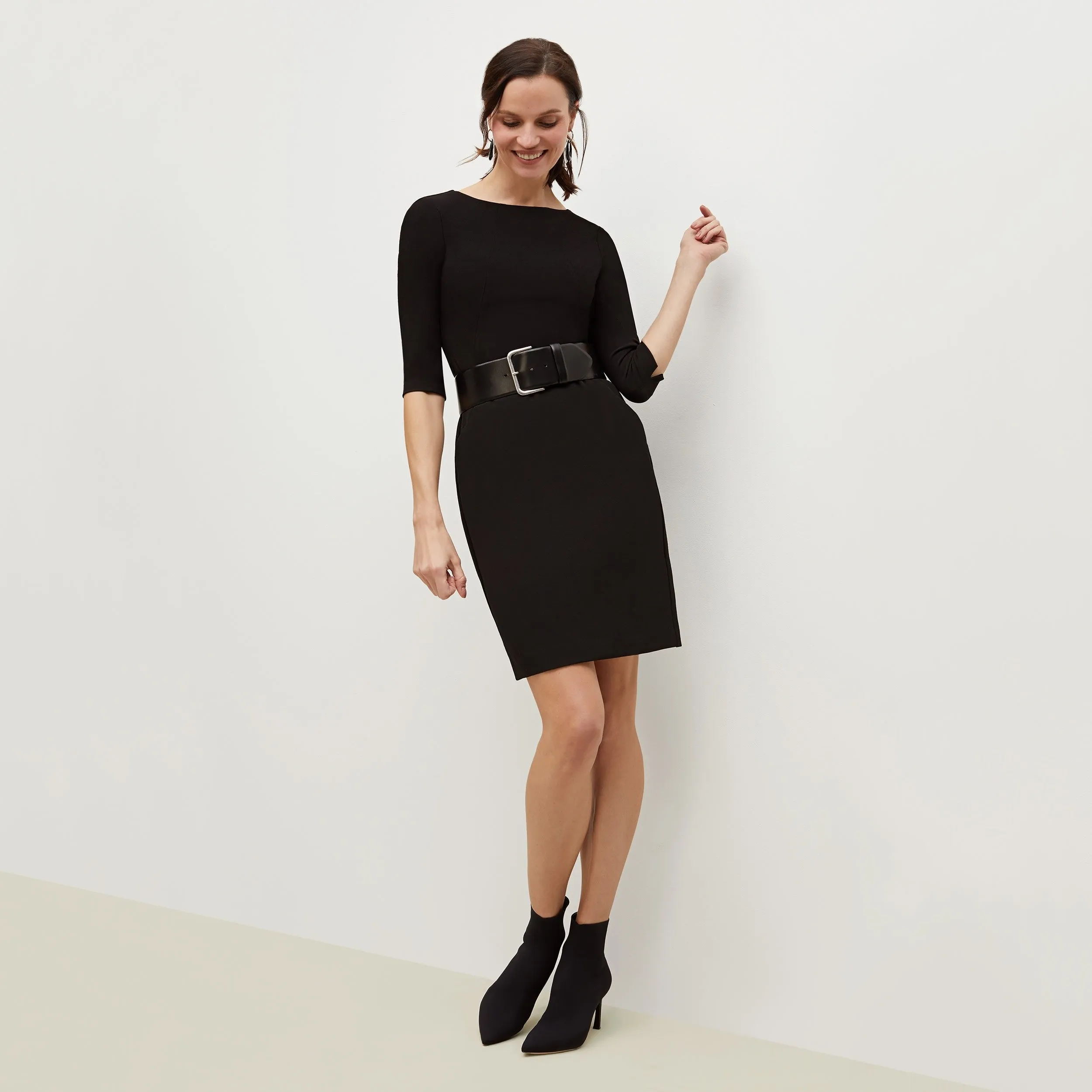 Etsuko Dress Plus - WonderTex:: Black