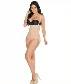 Firm compression strapless girdle - Panty style Bodysuit - Strapless - C4155