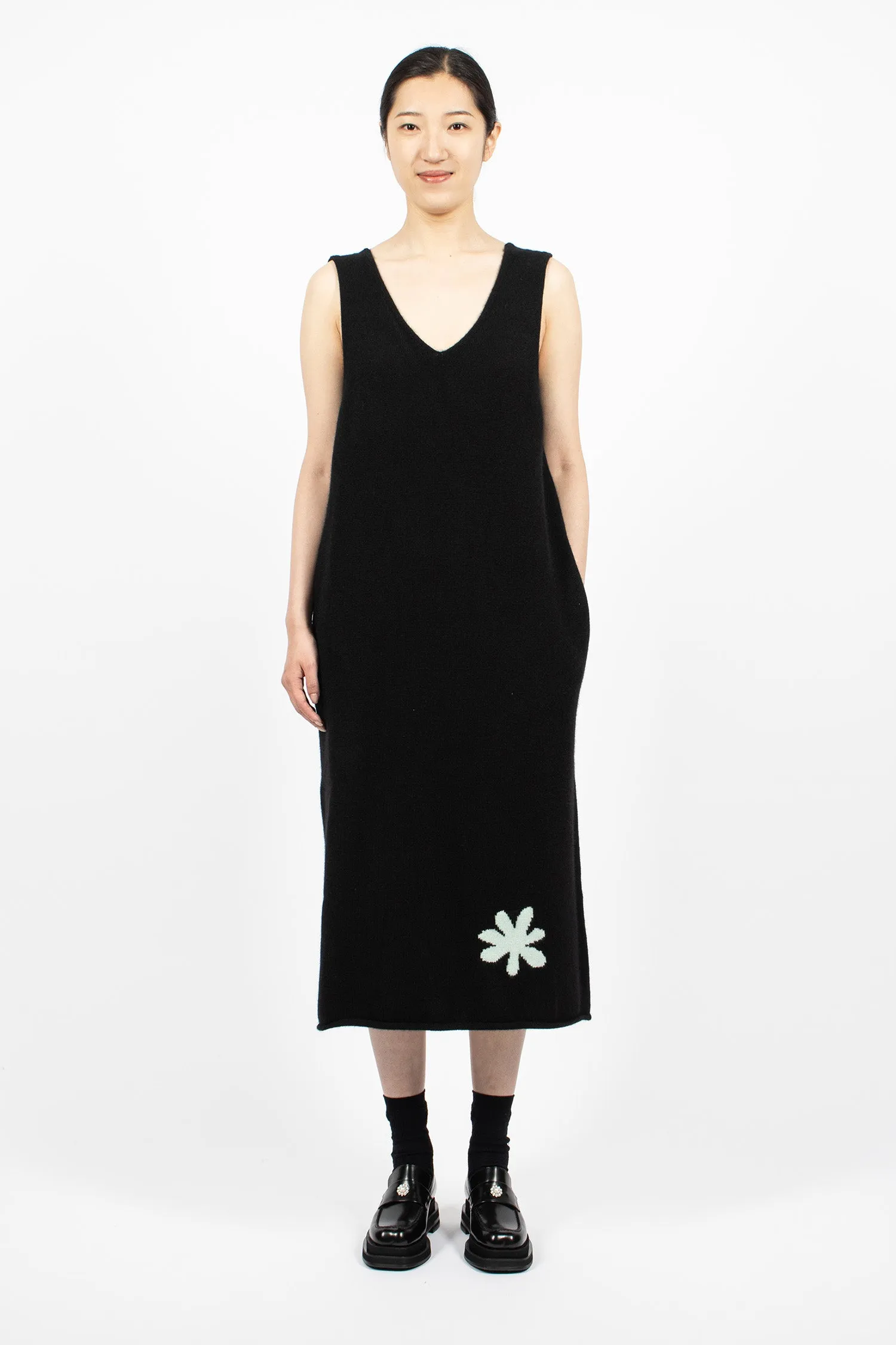 Flower Dress Black