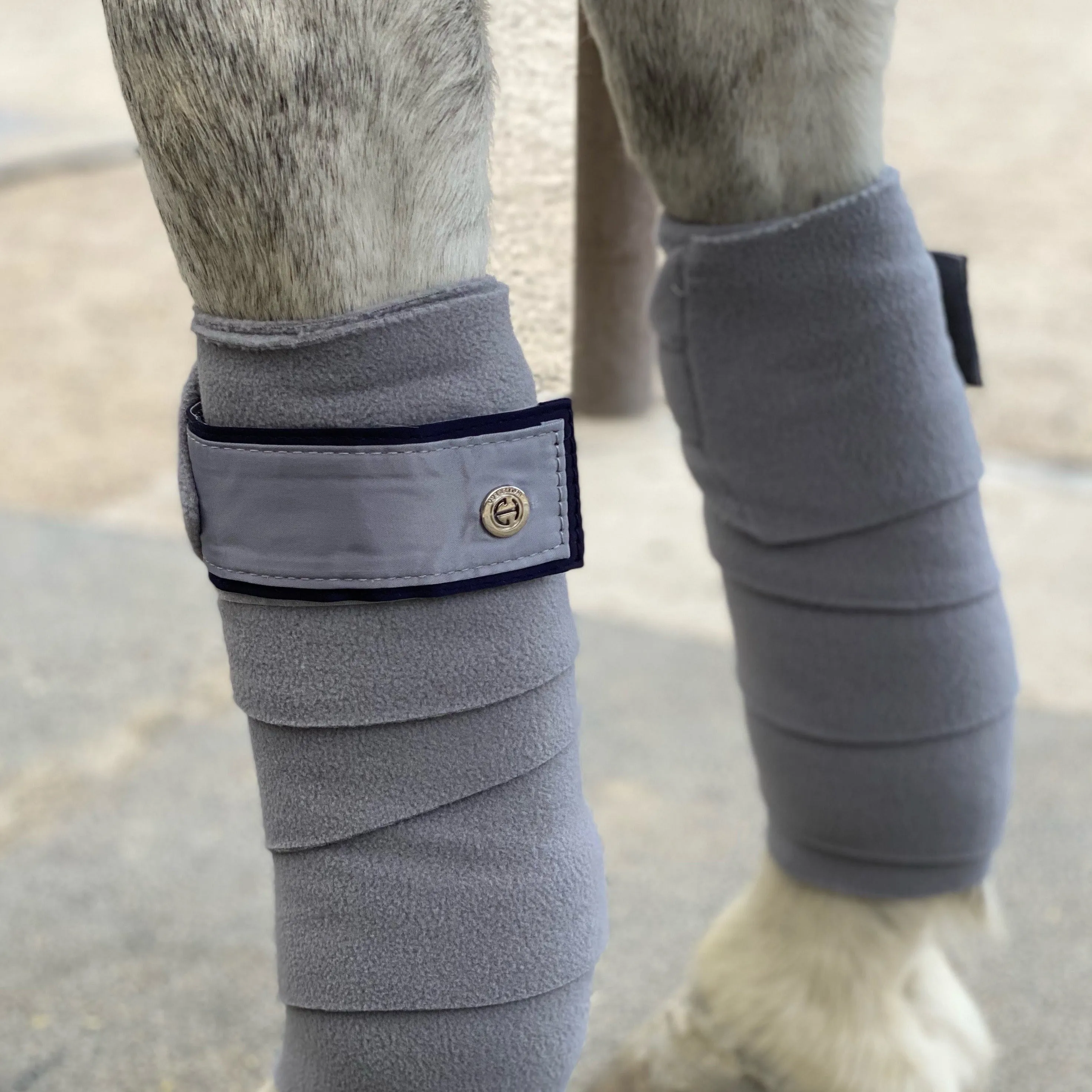 Halter Ego Gray Fleece Bandages