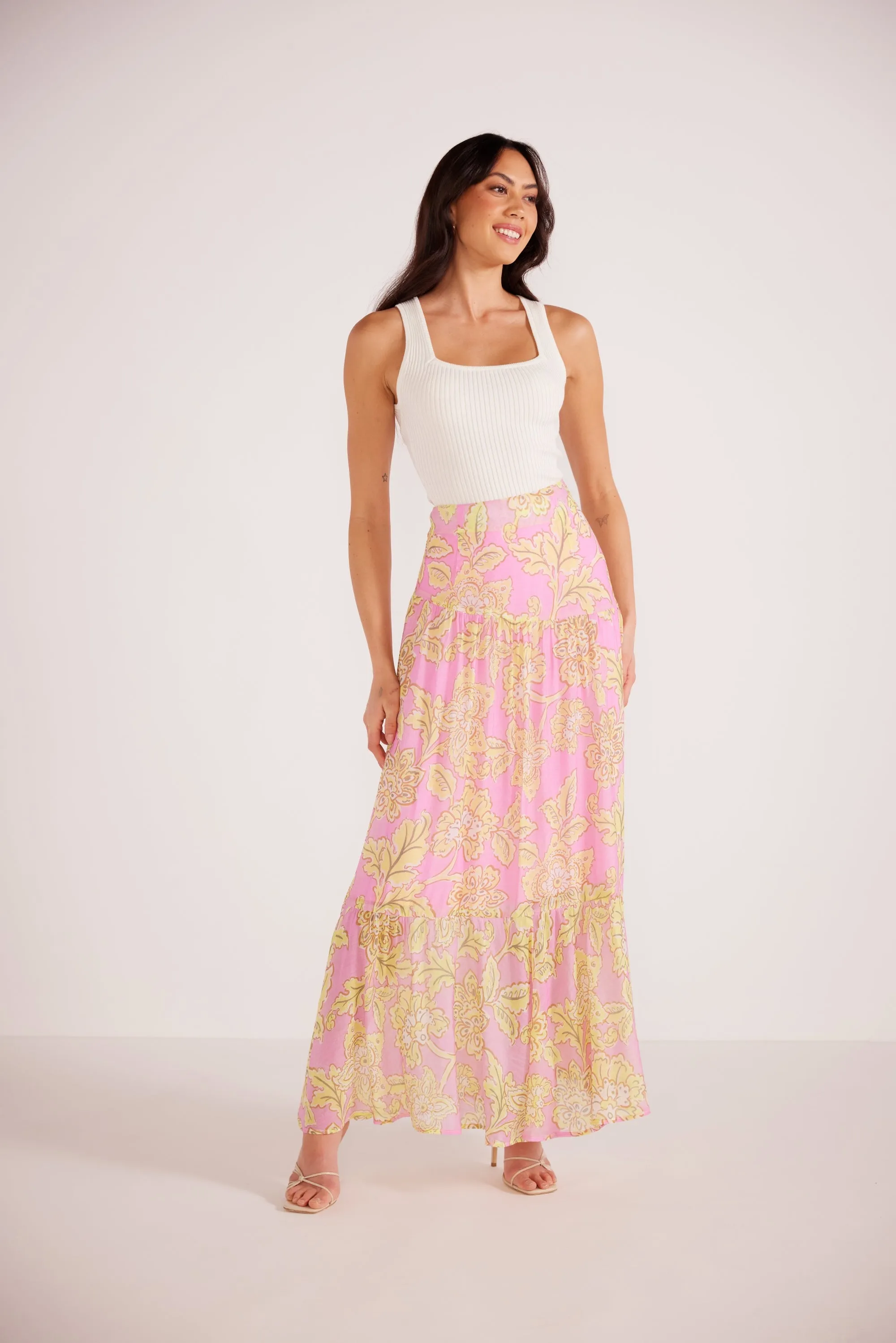 LUXE LAURELLE MAXI SKIRT