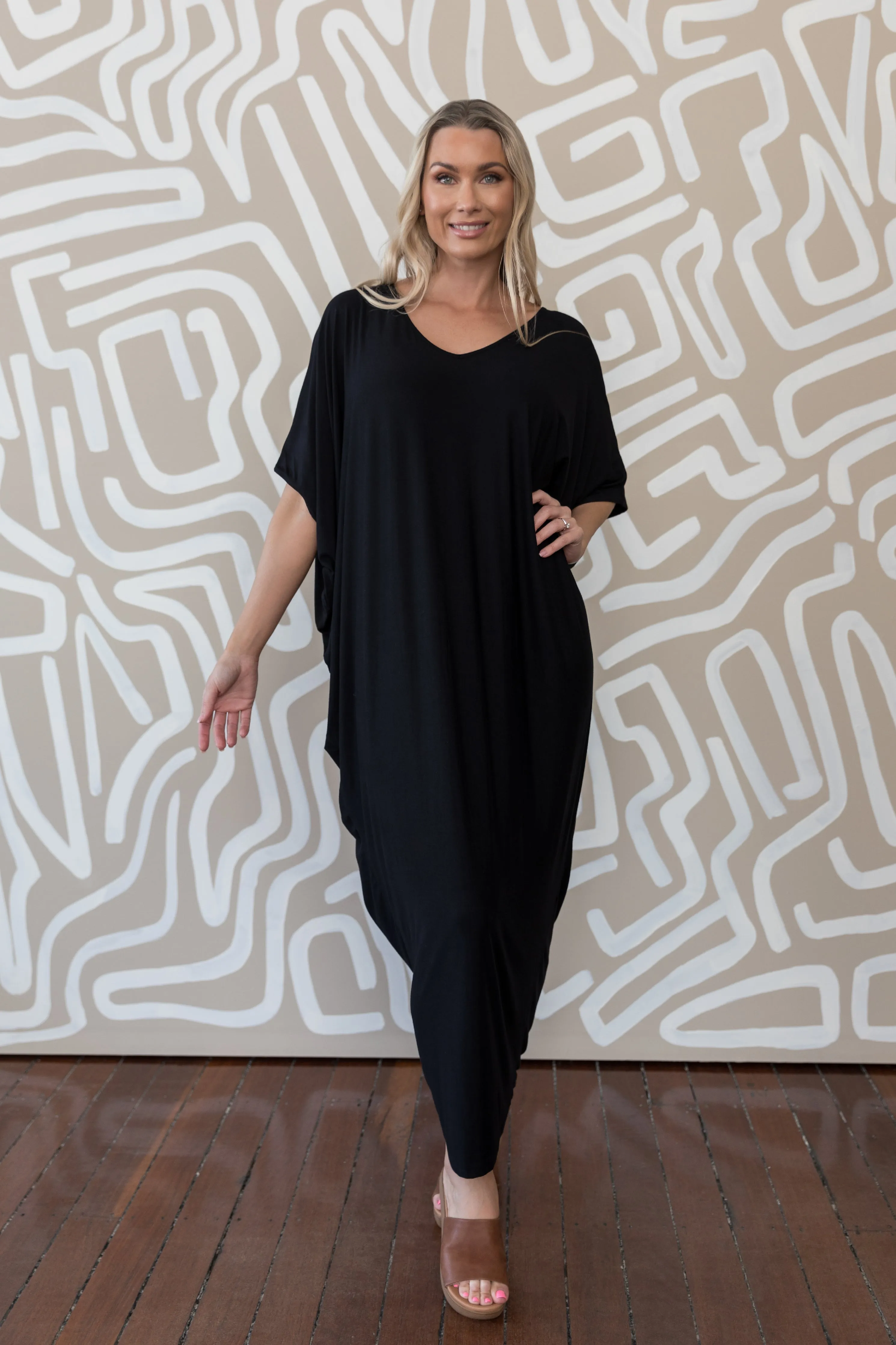 Maxi Miracle Dress in Black