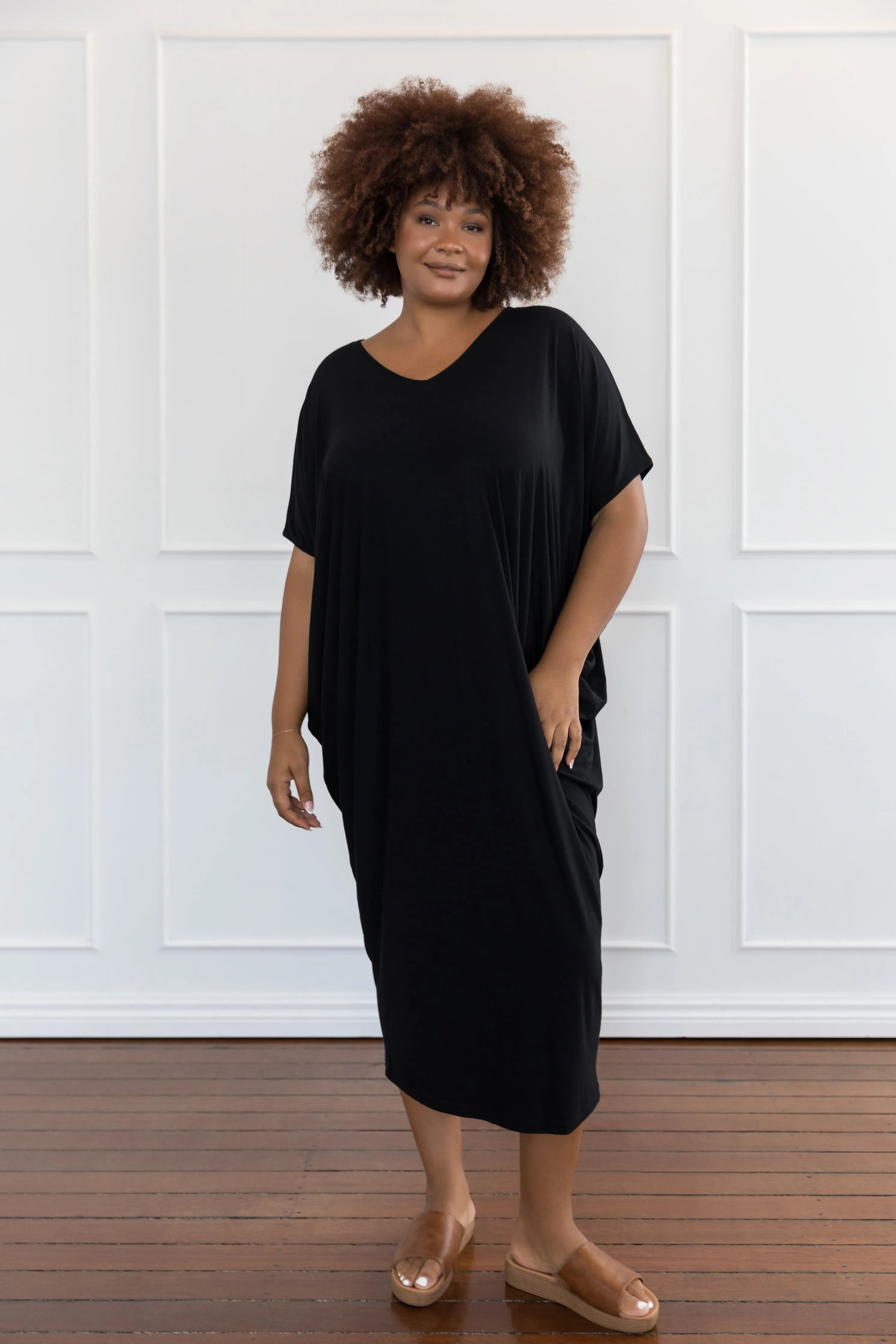 Maxi Miracle Dress in Black