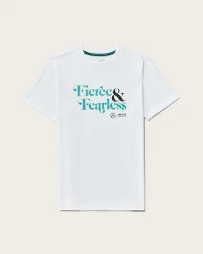 Mens F&F Graphic Tee White