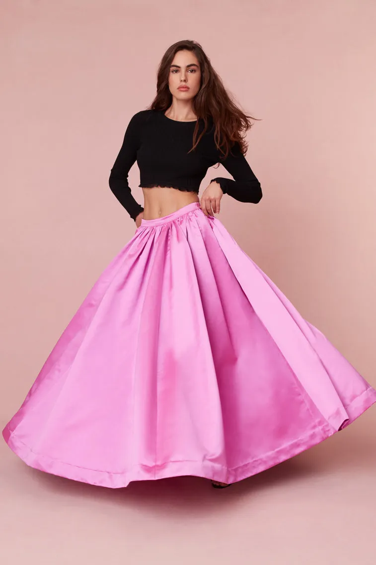 Minita Luxe Satin Maxi Skirt