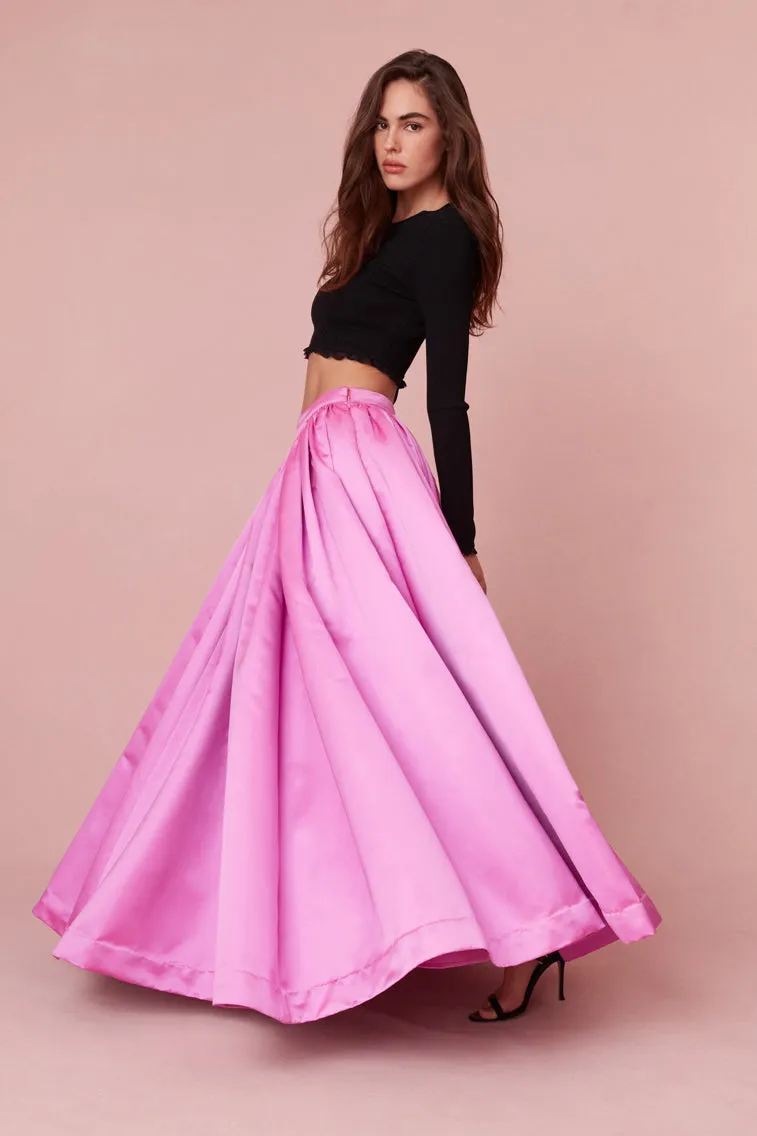 Minita Luxe Satin Maxi Skirt