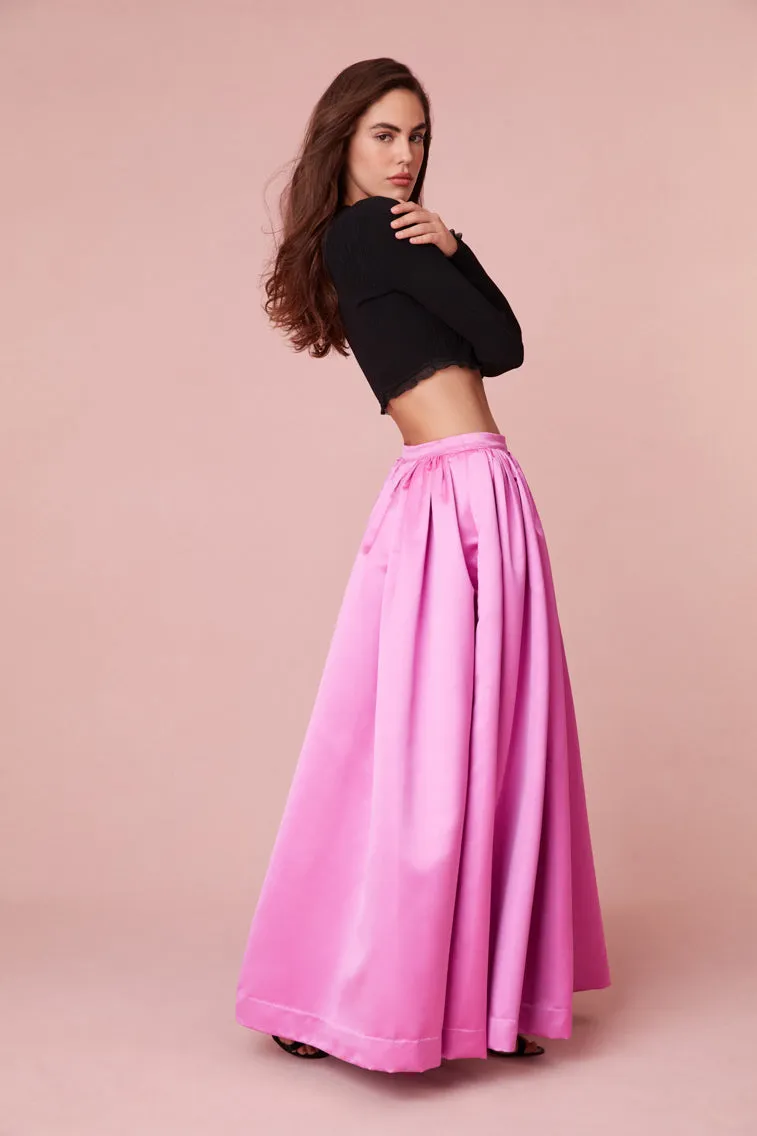 Minita Luxe Satin Maxi Skirt