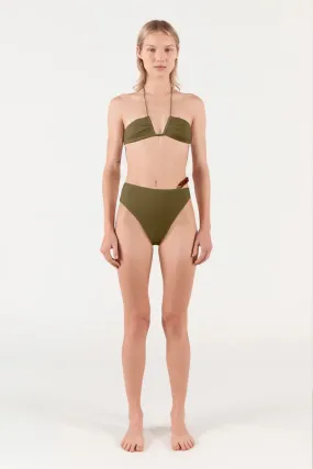 NEAL HALTER TOP BOUCIE-OLIVE