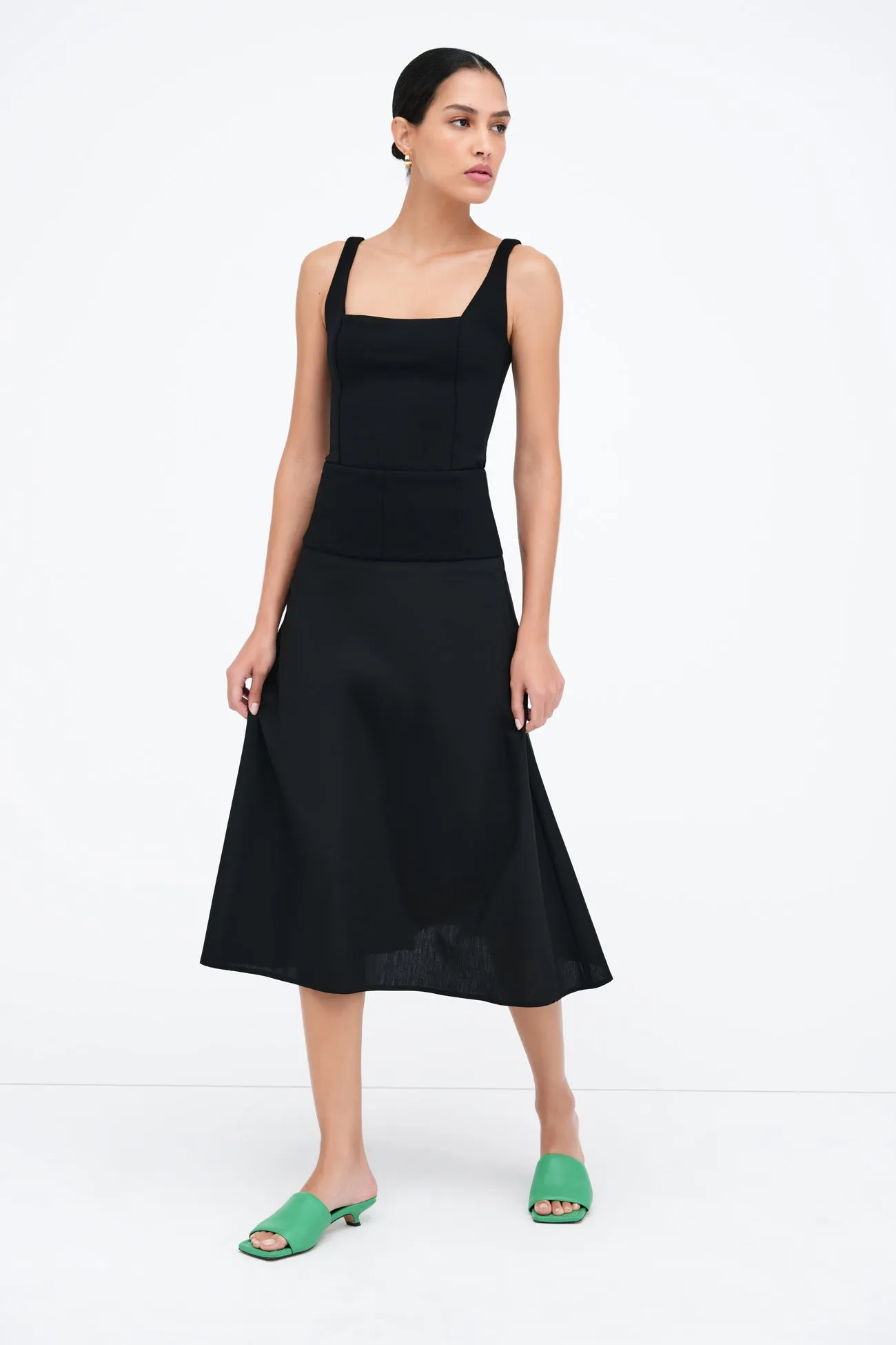 Nicole High-Waisted Pleated Skirt