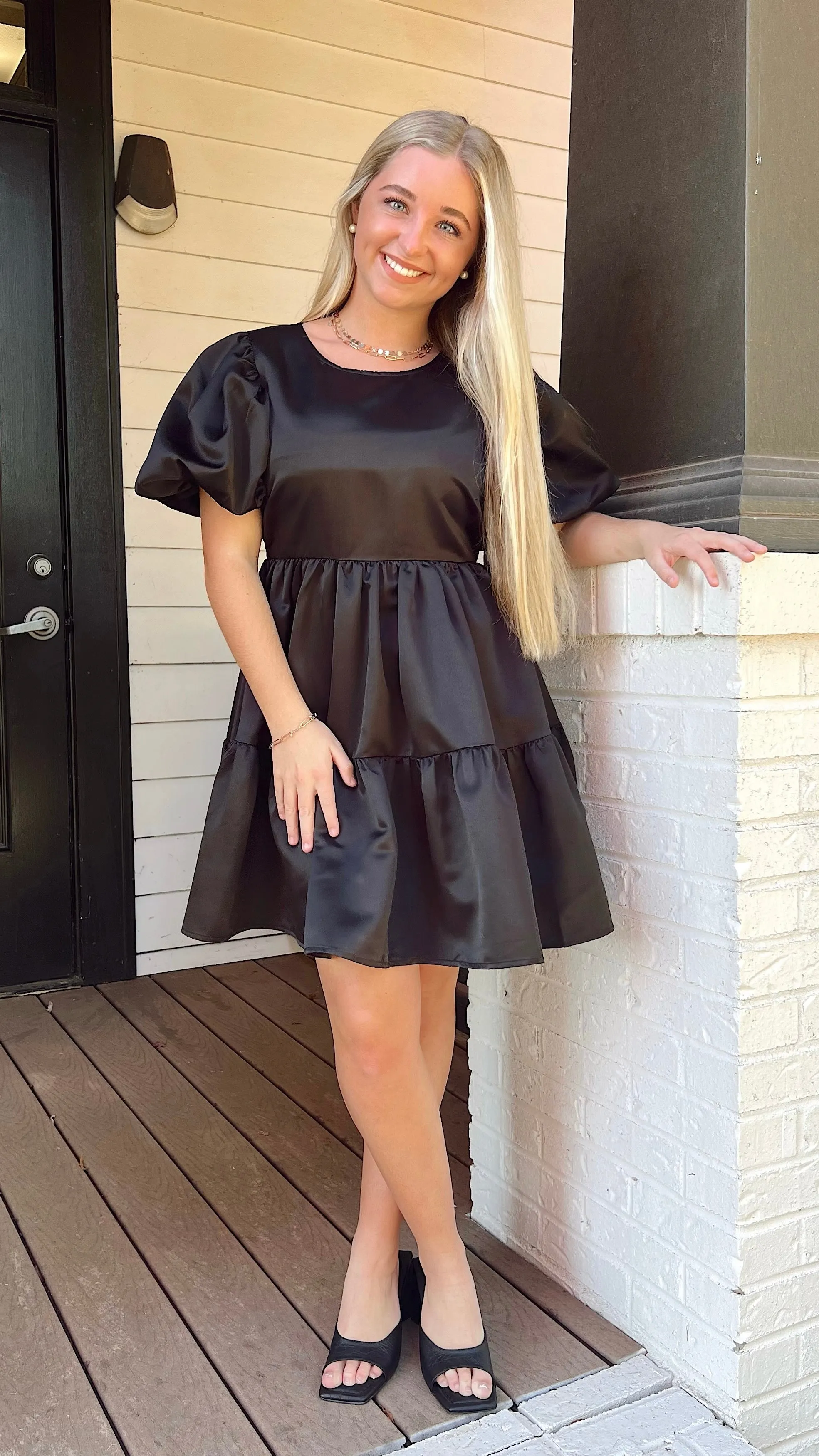 Nora Puff Sleeve Dress