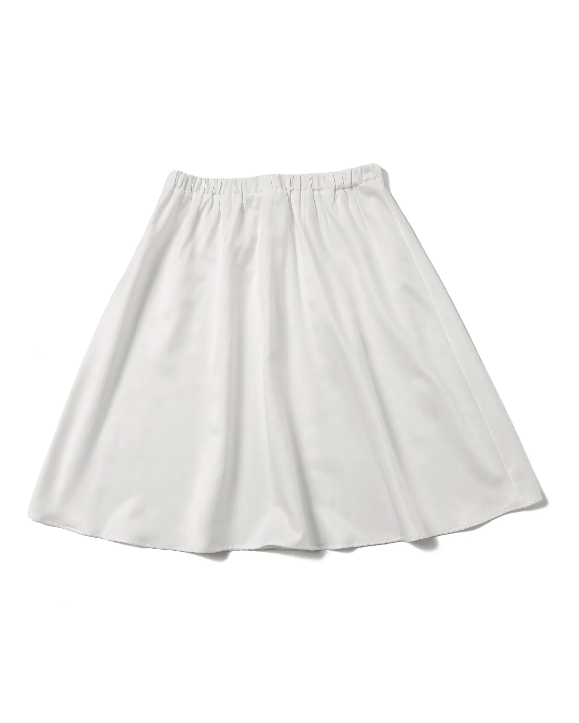 Organdy tuck skirt