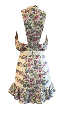 PACO ROBANNE Mini Flower Dress | Size 34