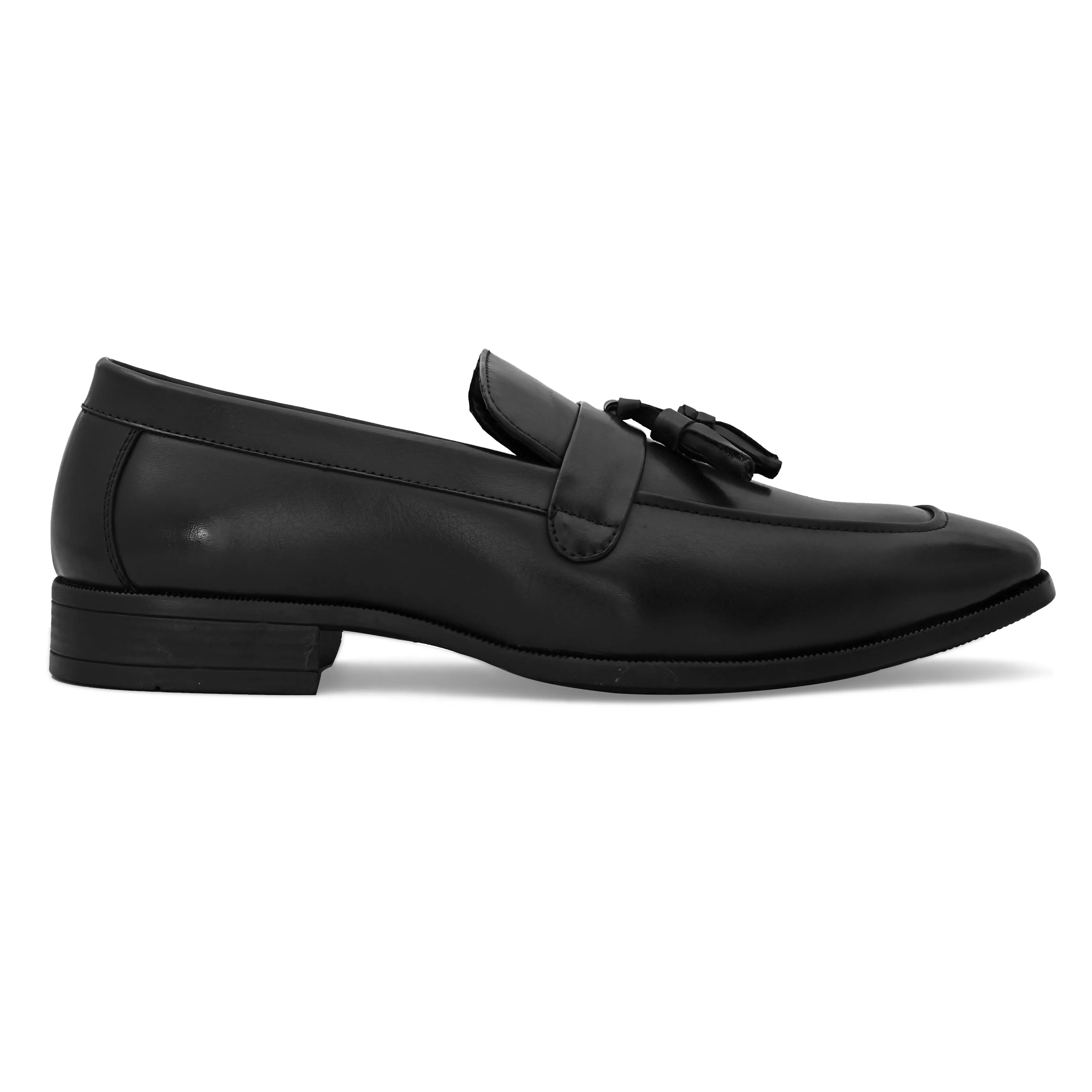 Paragon Black Patent Slip-ons