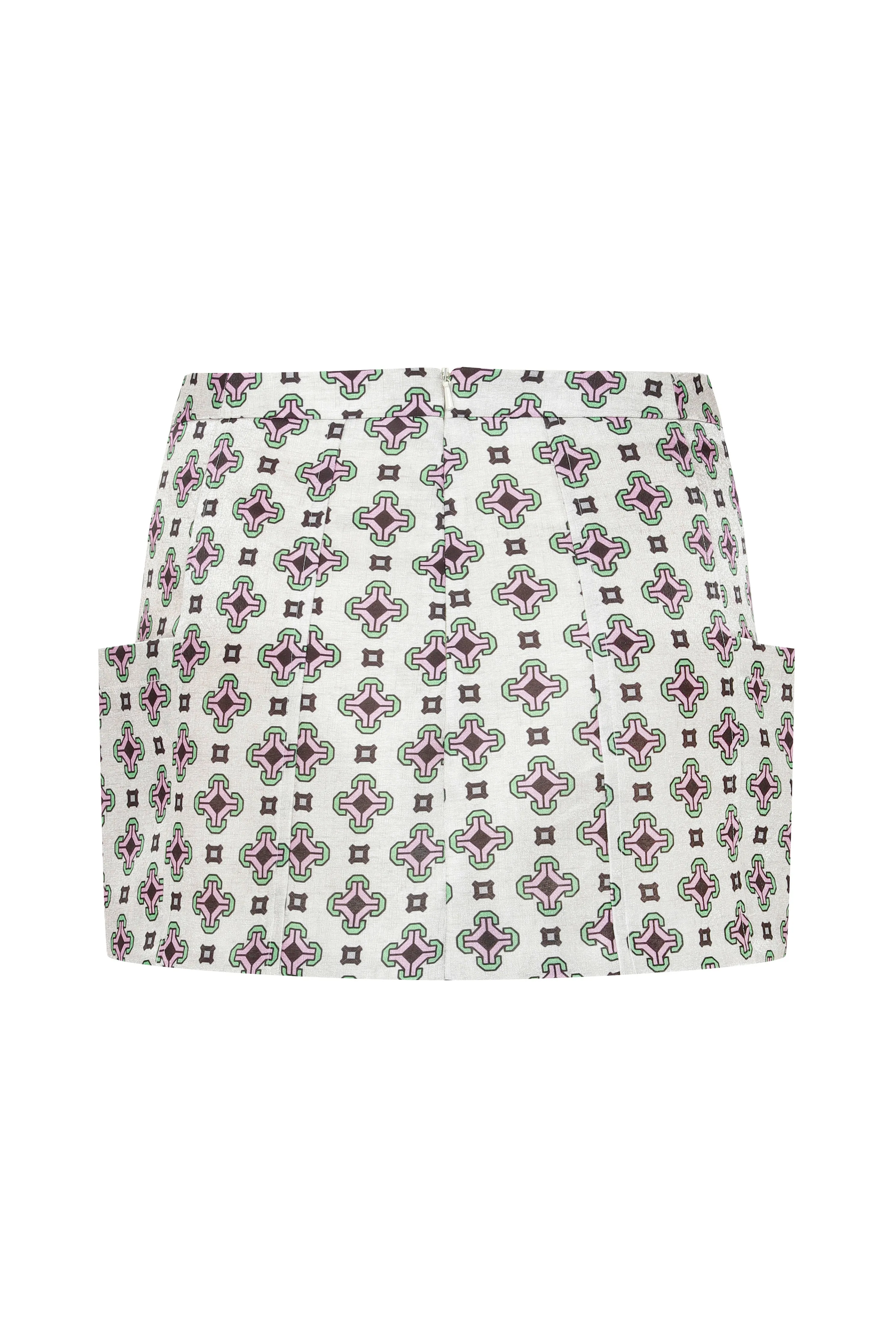 Patent Mini Skirt