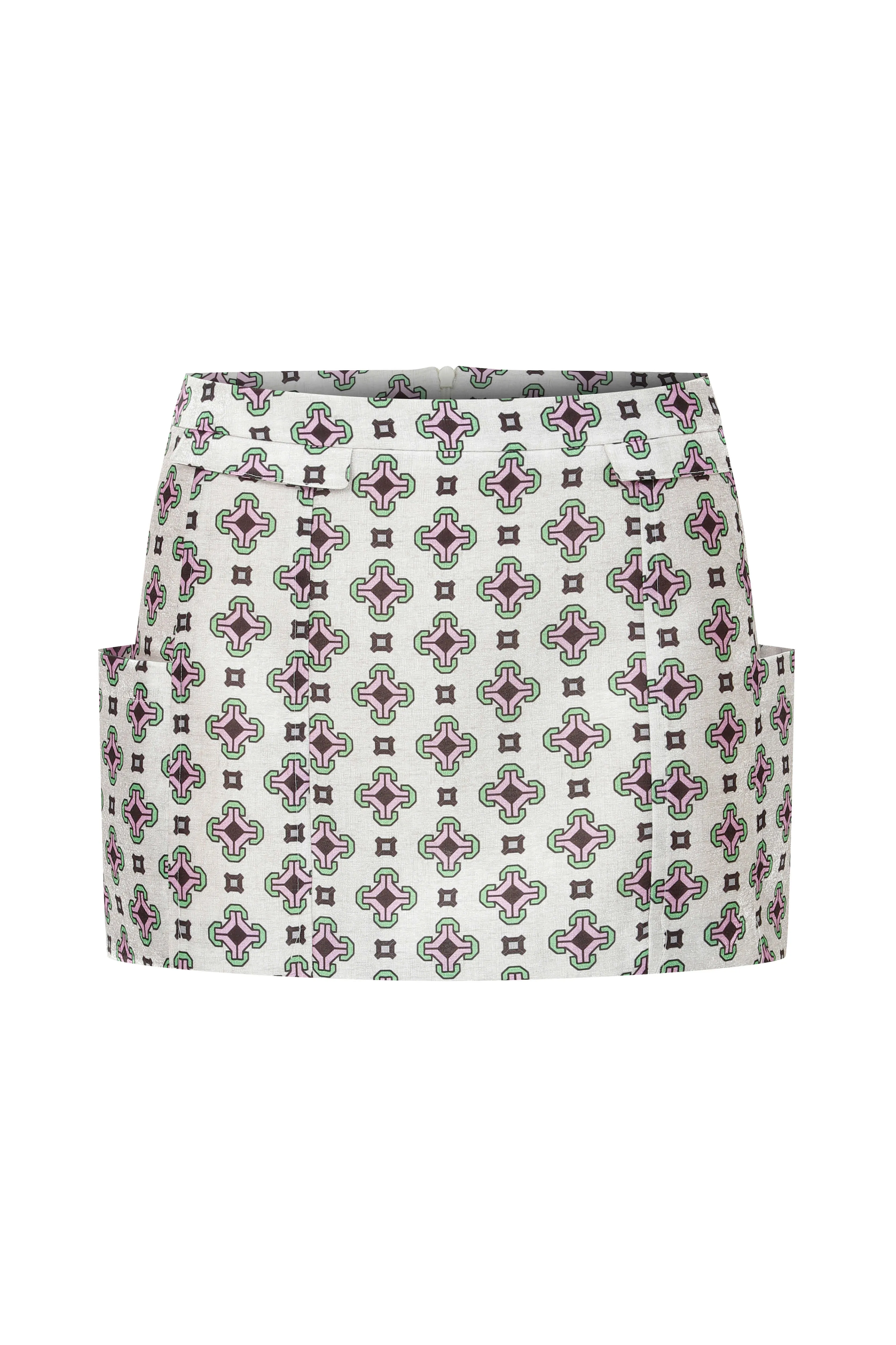 Patent Mini Skirt