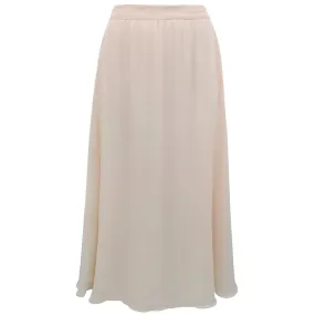 Peach Floaty Georgette Maxi Skirt