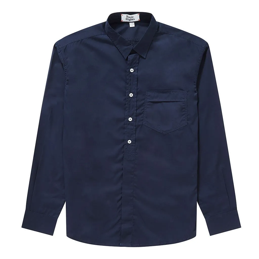 Placket Shirt - Navy