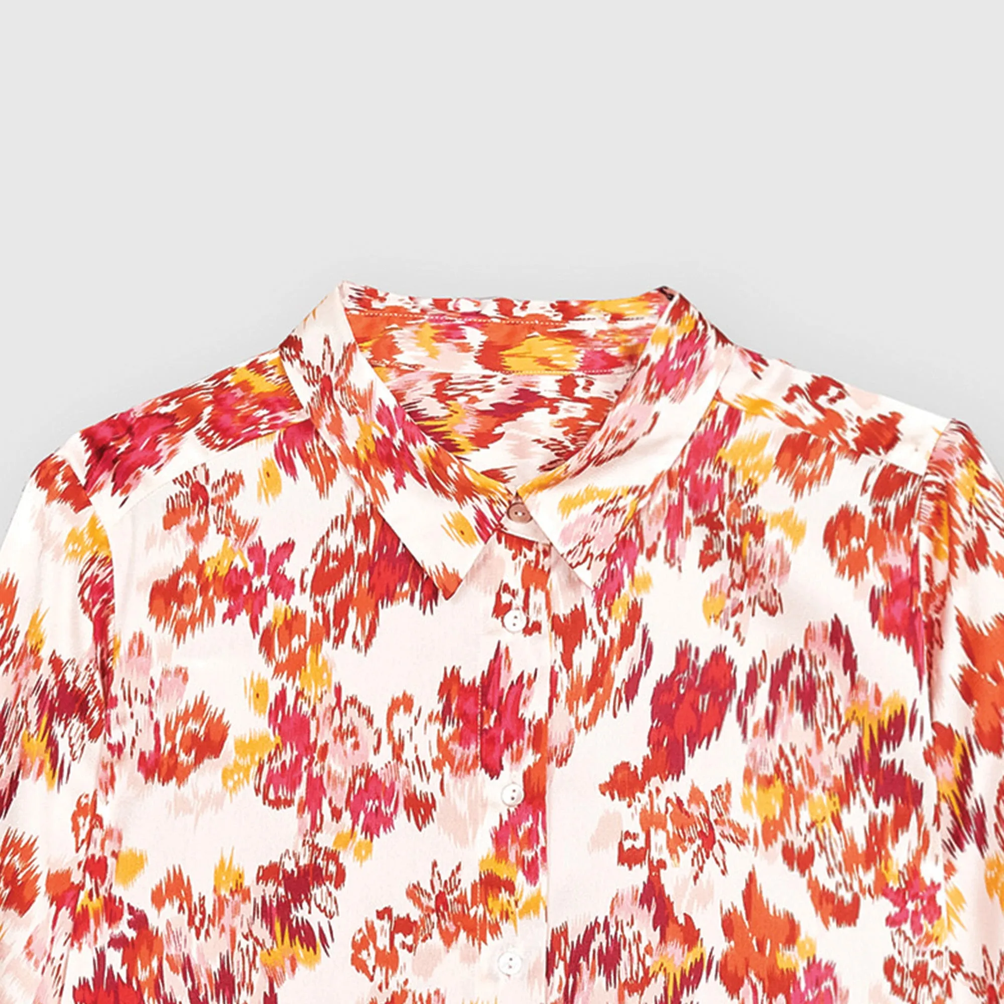 Printed satin Shirt