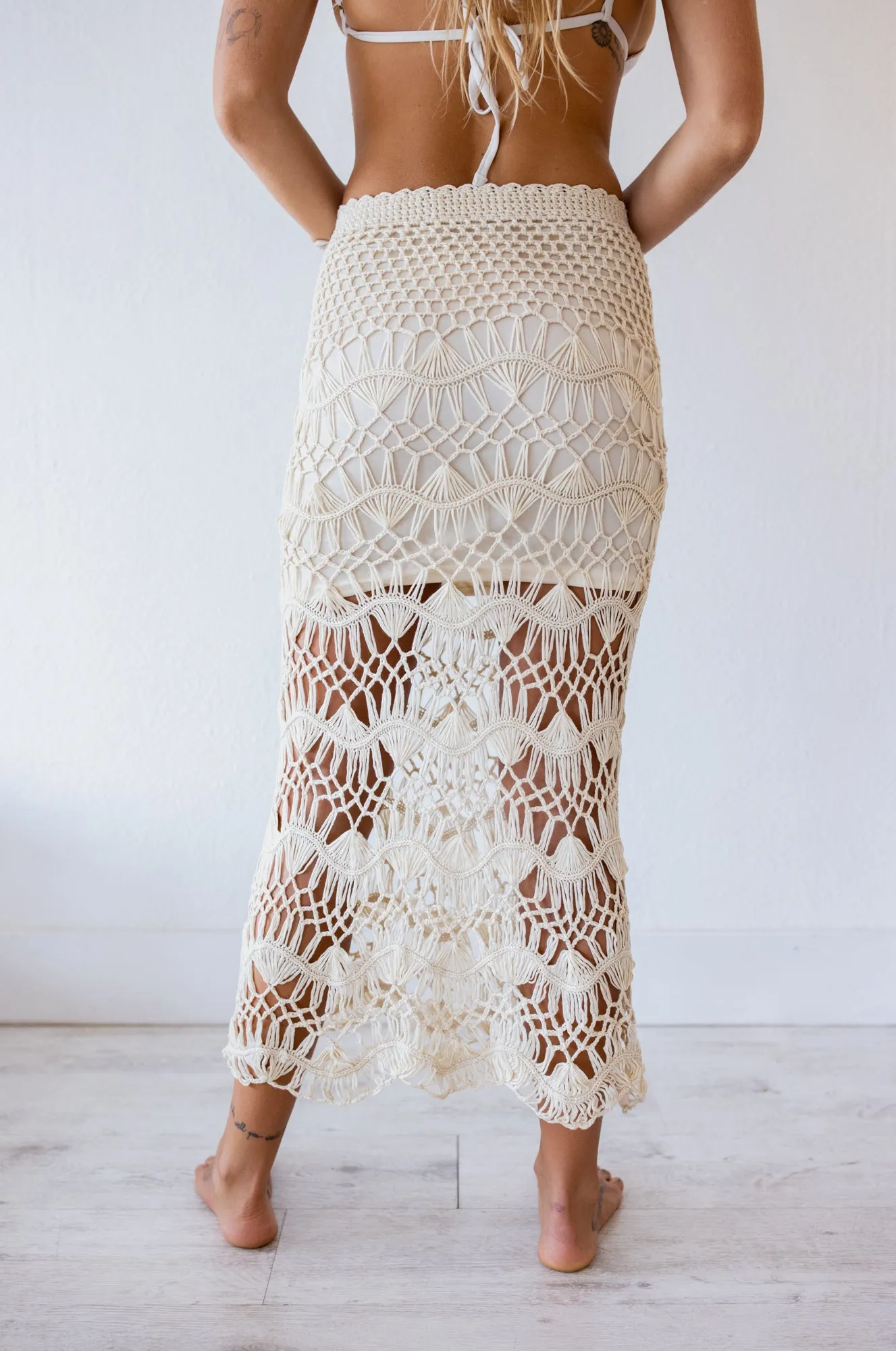 Rosemary Crochet Maxi Skirt