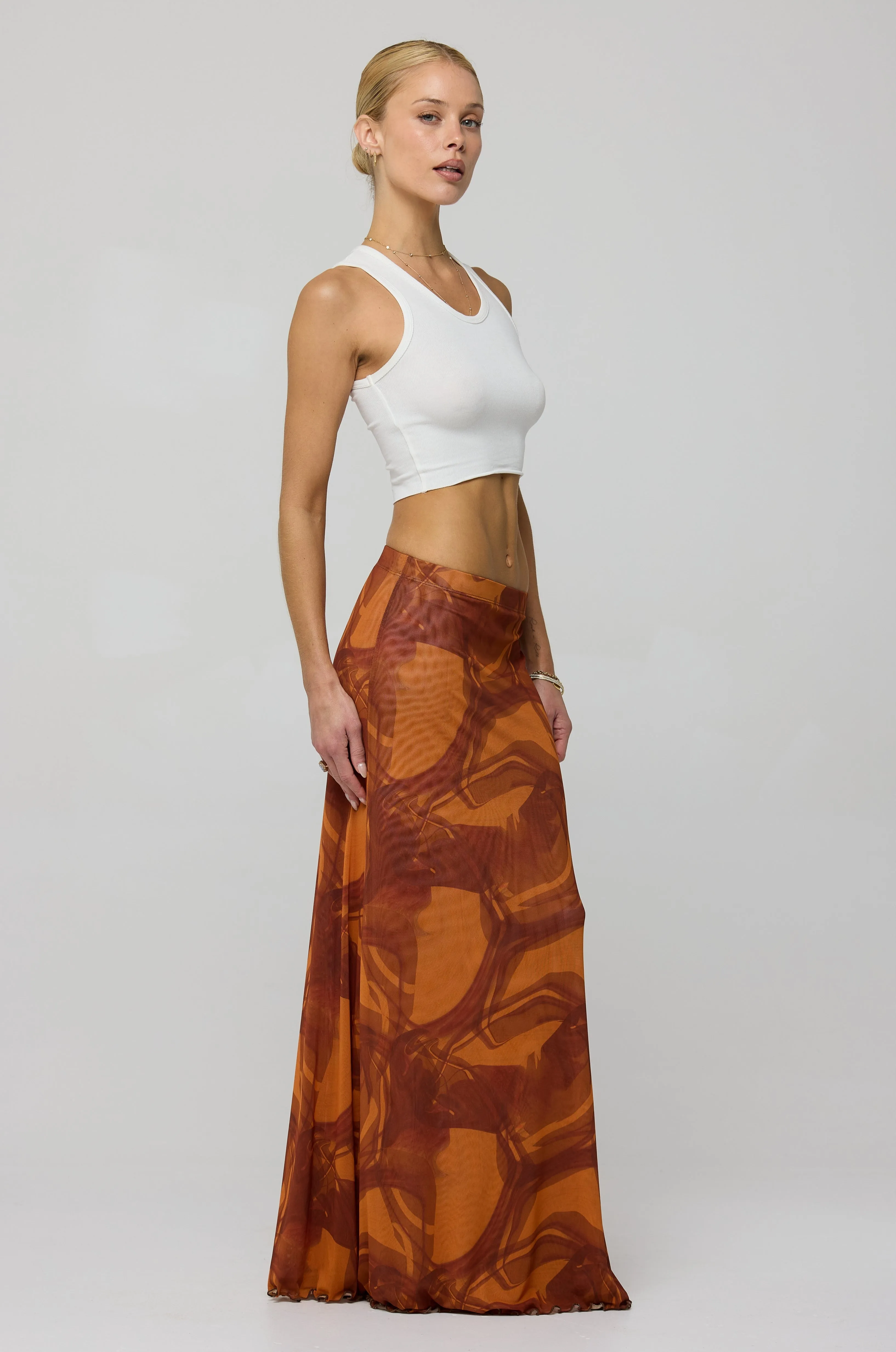 Sarah Skirt in Flame