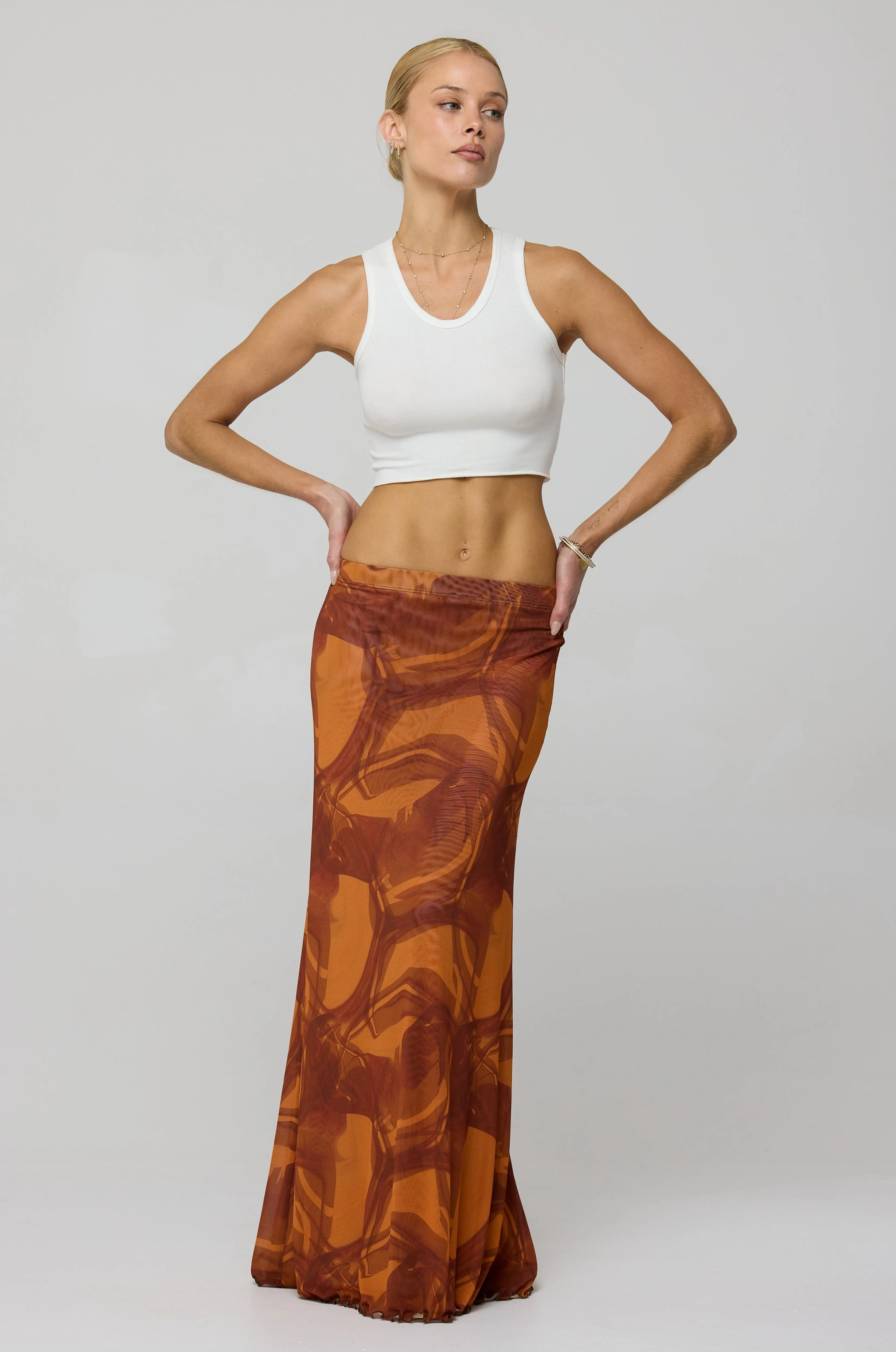 Sarah Skirt in Flame