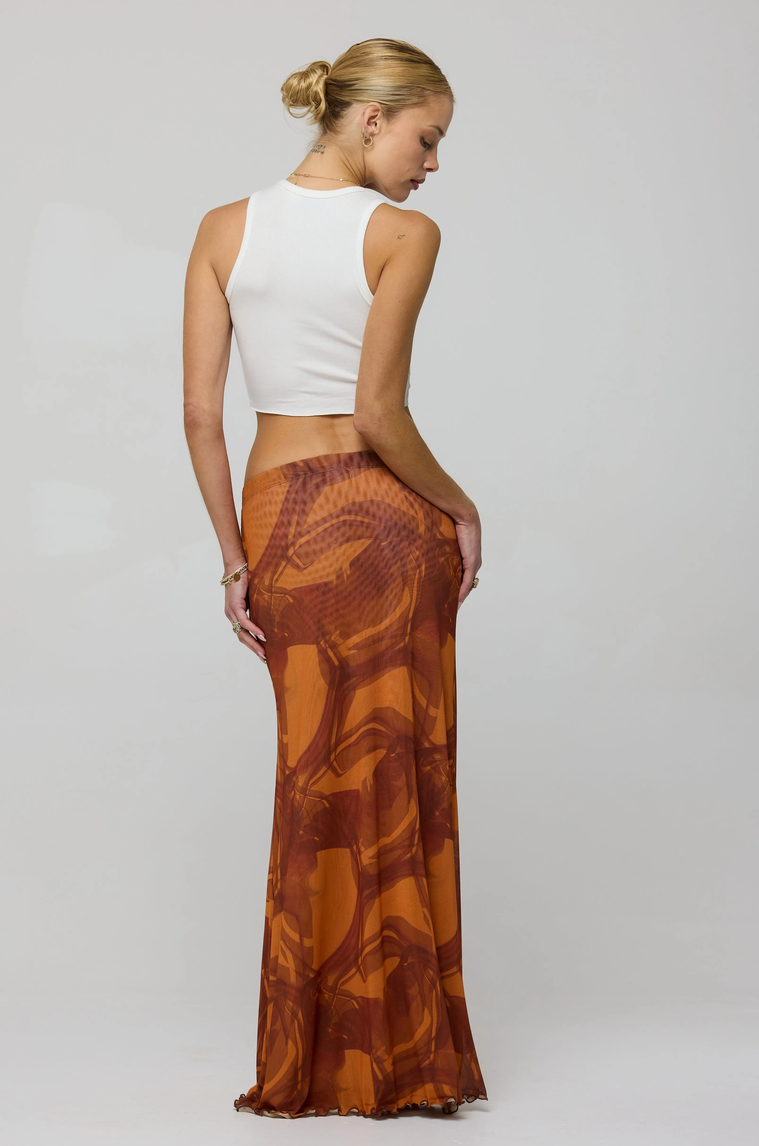 Sarah Skirt in Flame