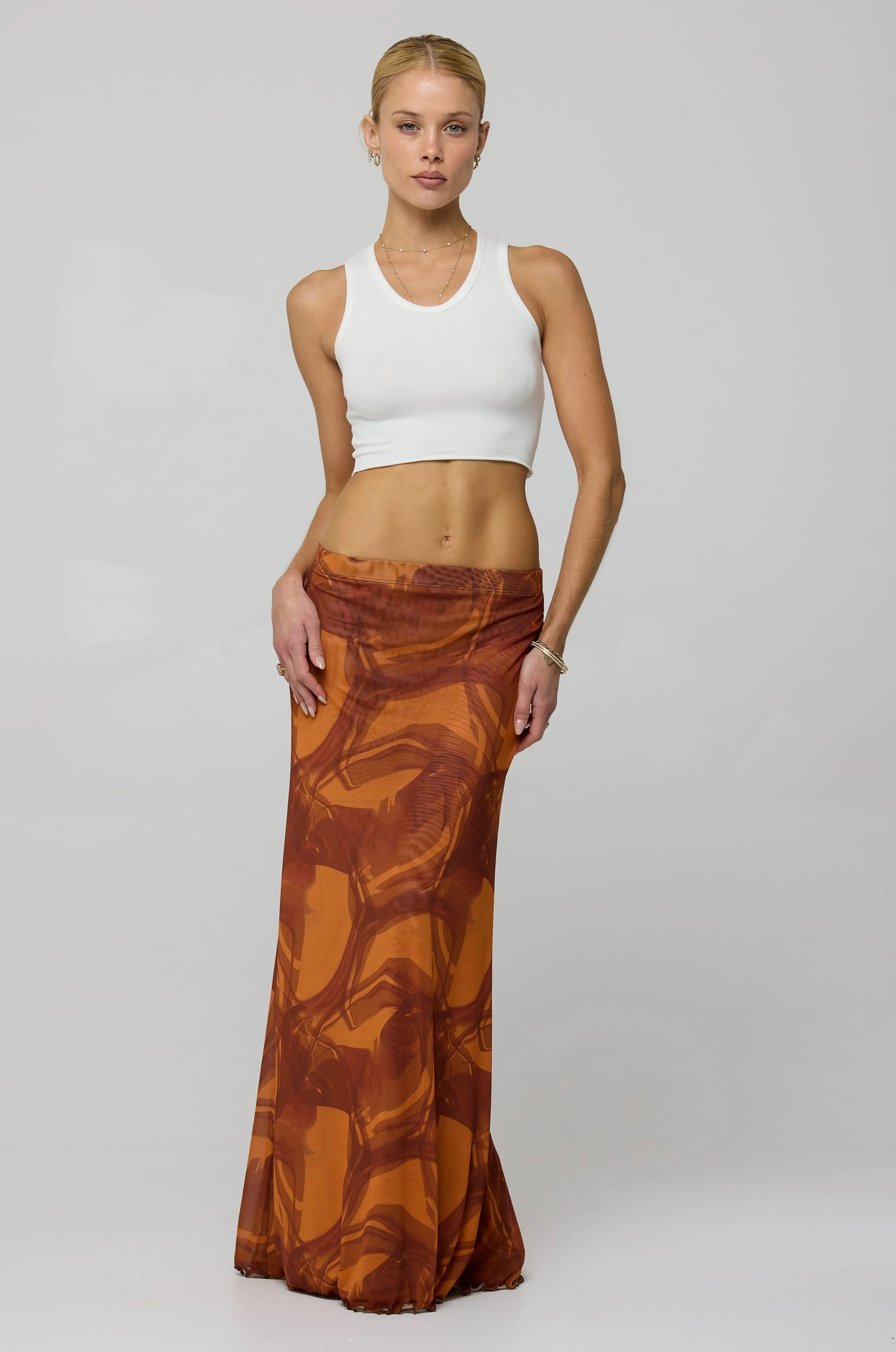 Sarah Skirt in Flame