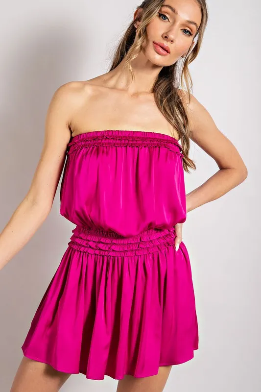 Strapless Romper