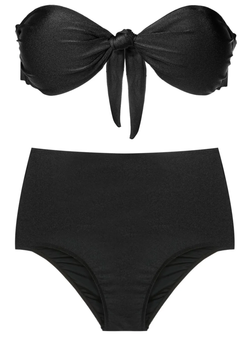 Timeless High-Waisted Strapless Bikini