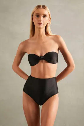 Timeless High-Waisted Strapless Bikini